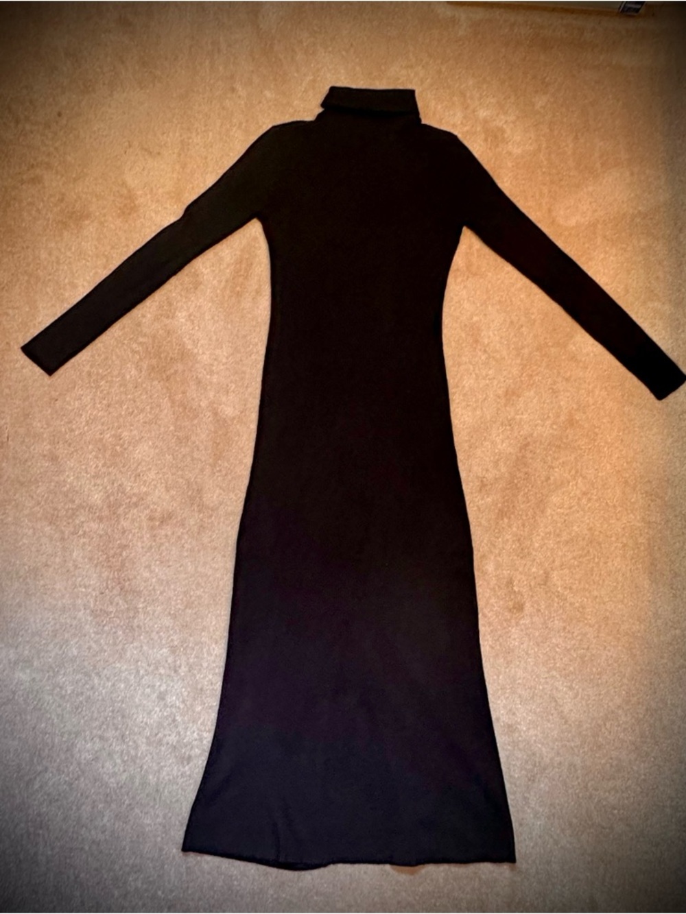 (#204) Vintage MODA International black Sweater dress